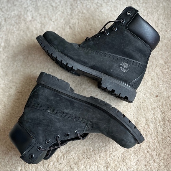 timberland | women’s black outdoor boot | size 9 - Picture 1 of 7